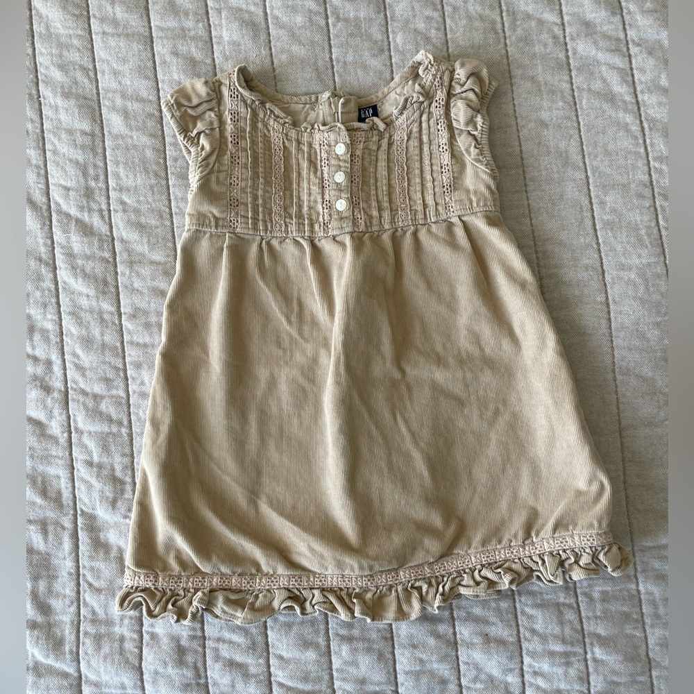 Baby Gap Tan Corduroy Dress